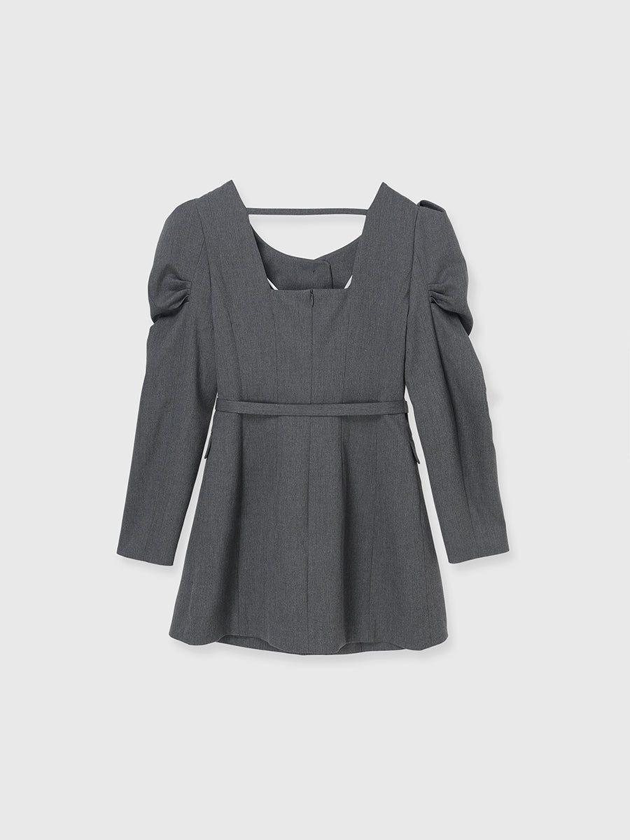 パワーショルダージャケットワンピース