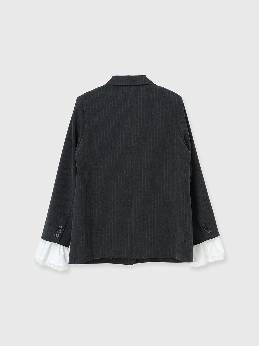 レーストリムカフステーラリングジャケット