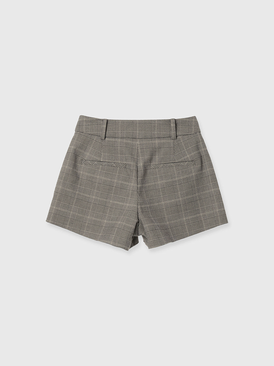 グレンチェックスカショーパン