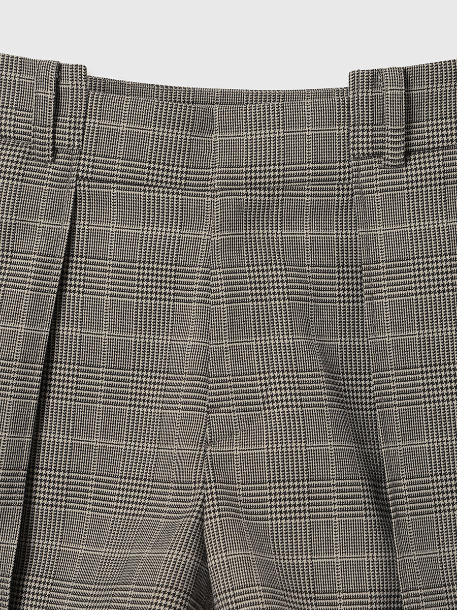 グレンチェックスカショーパン