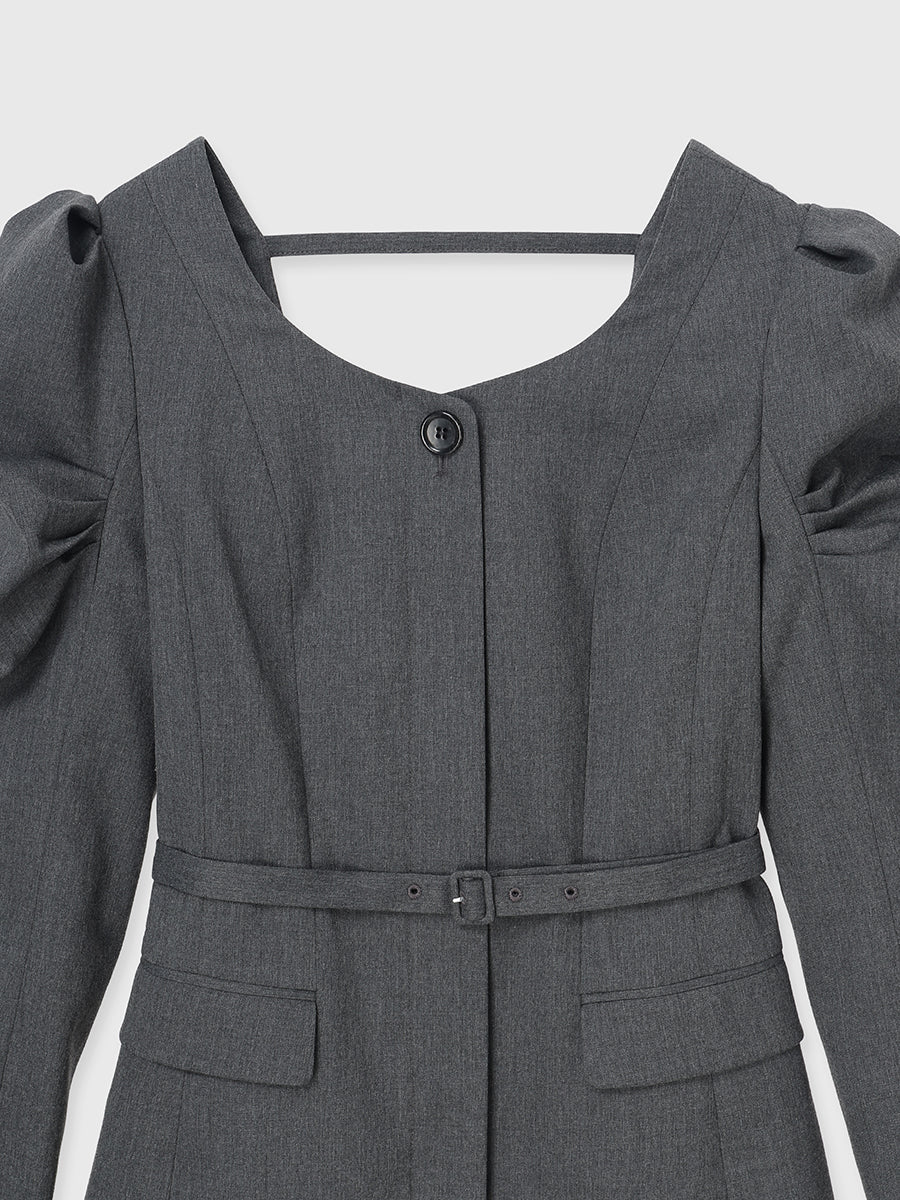 パワーショルダージャケットワンピース