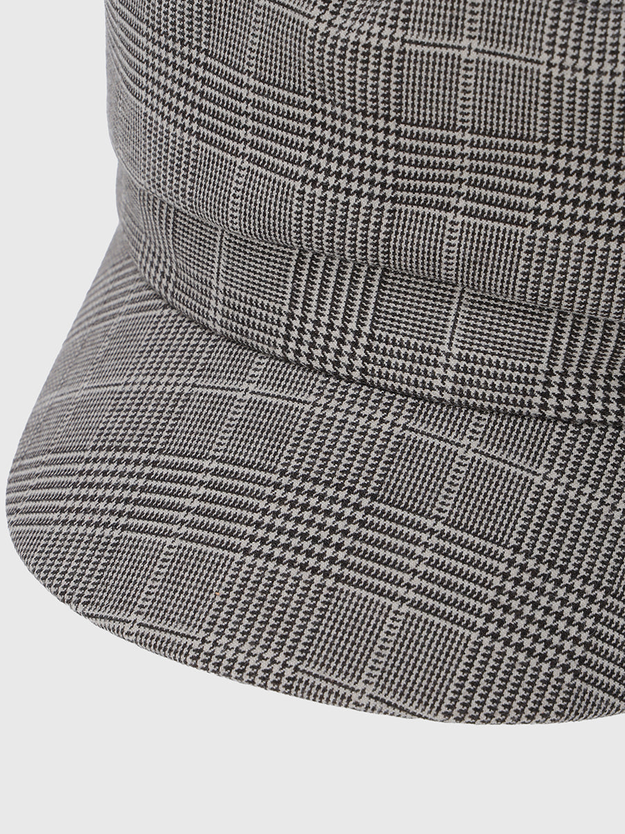 グレンチェックキャスケット