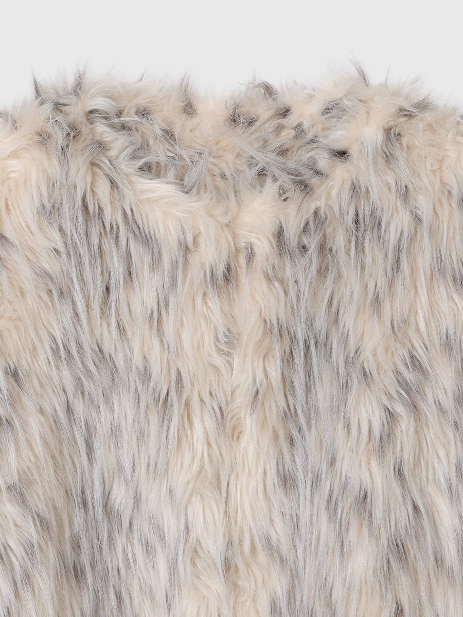 ニュアンスミックスフェイクファージャケット