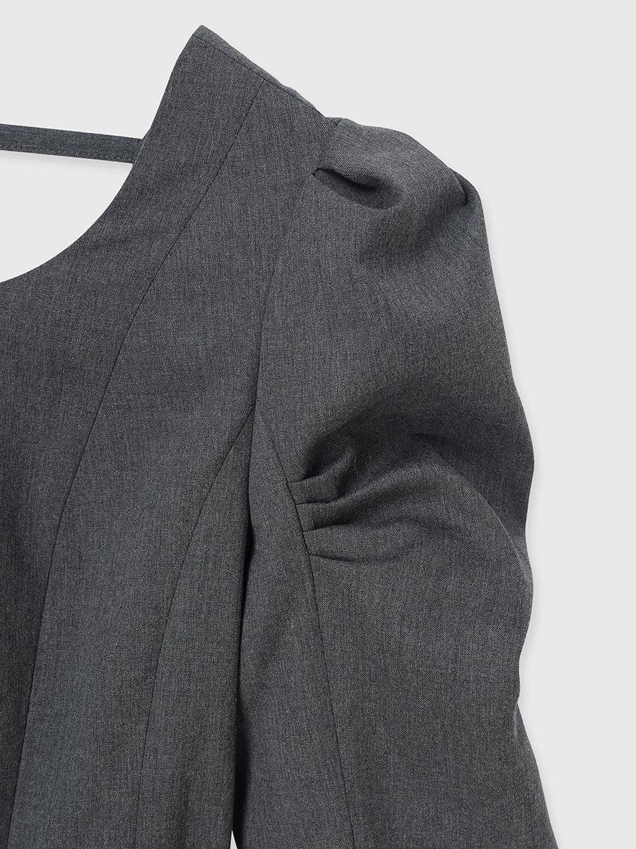 パワーショルダージャケットワンピース