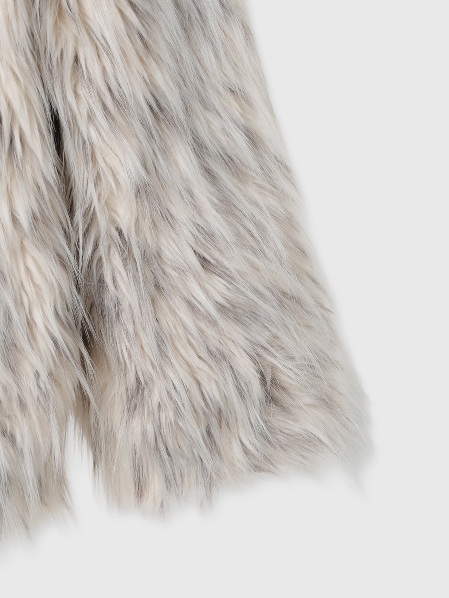 ニュアンスミックスフェイクファージャケット