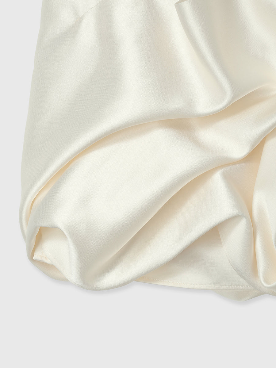 ドレープバルーンミニスカート