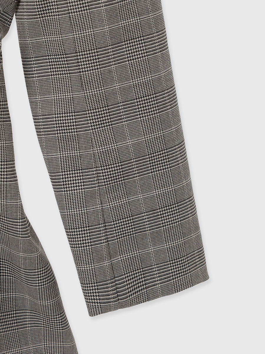 ウエストタックグレンチェックジャケット