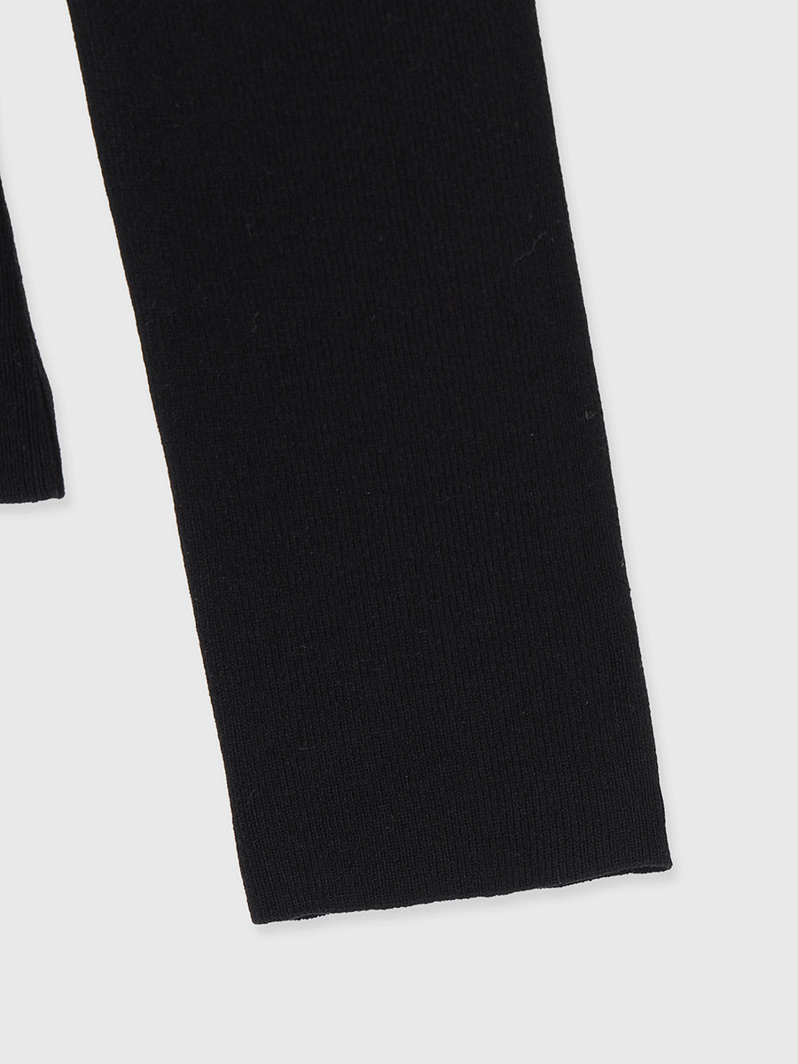 パールストラップオフショルニットトップス