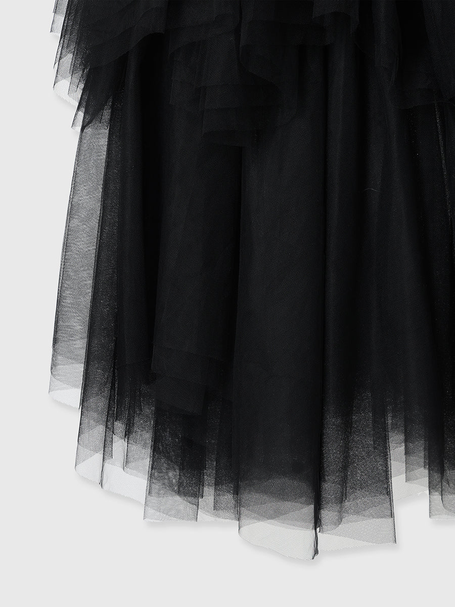 ボリュームチュール2WAYワンピース