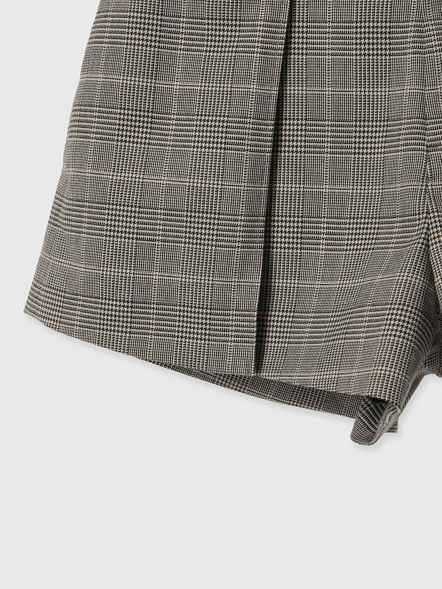 グレンチェックスカショーパン