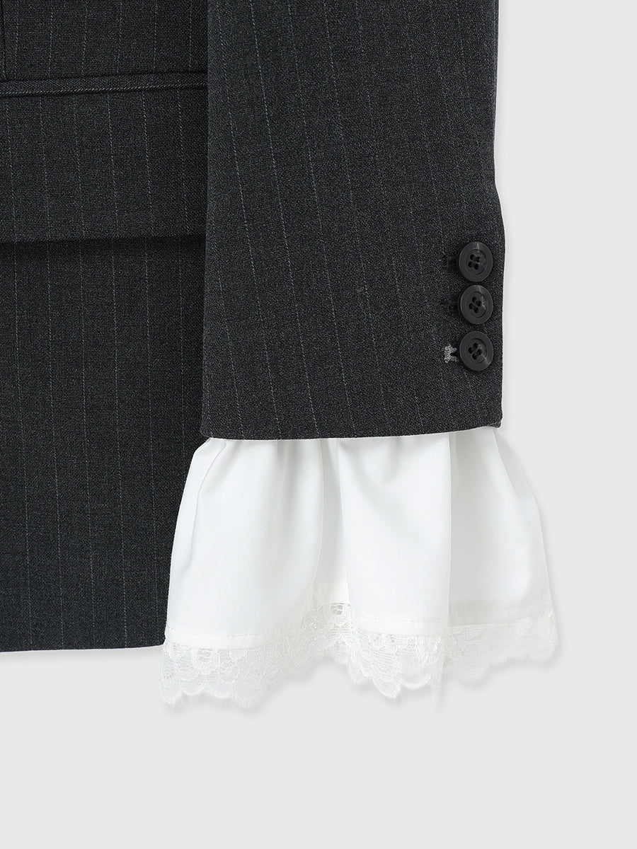 レーストリムカフステーラリングジャケット