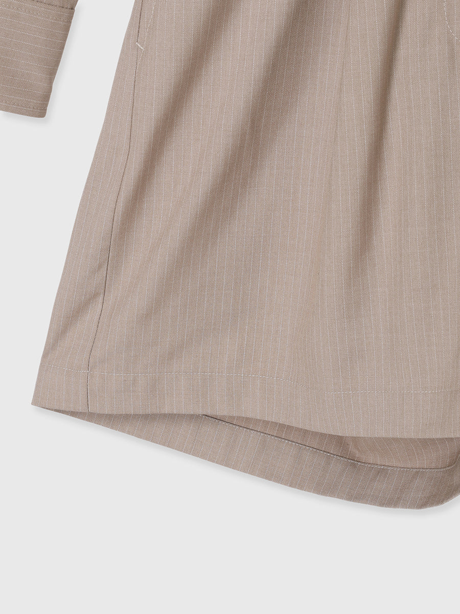 テーラードシャツロンパース