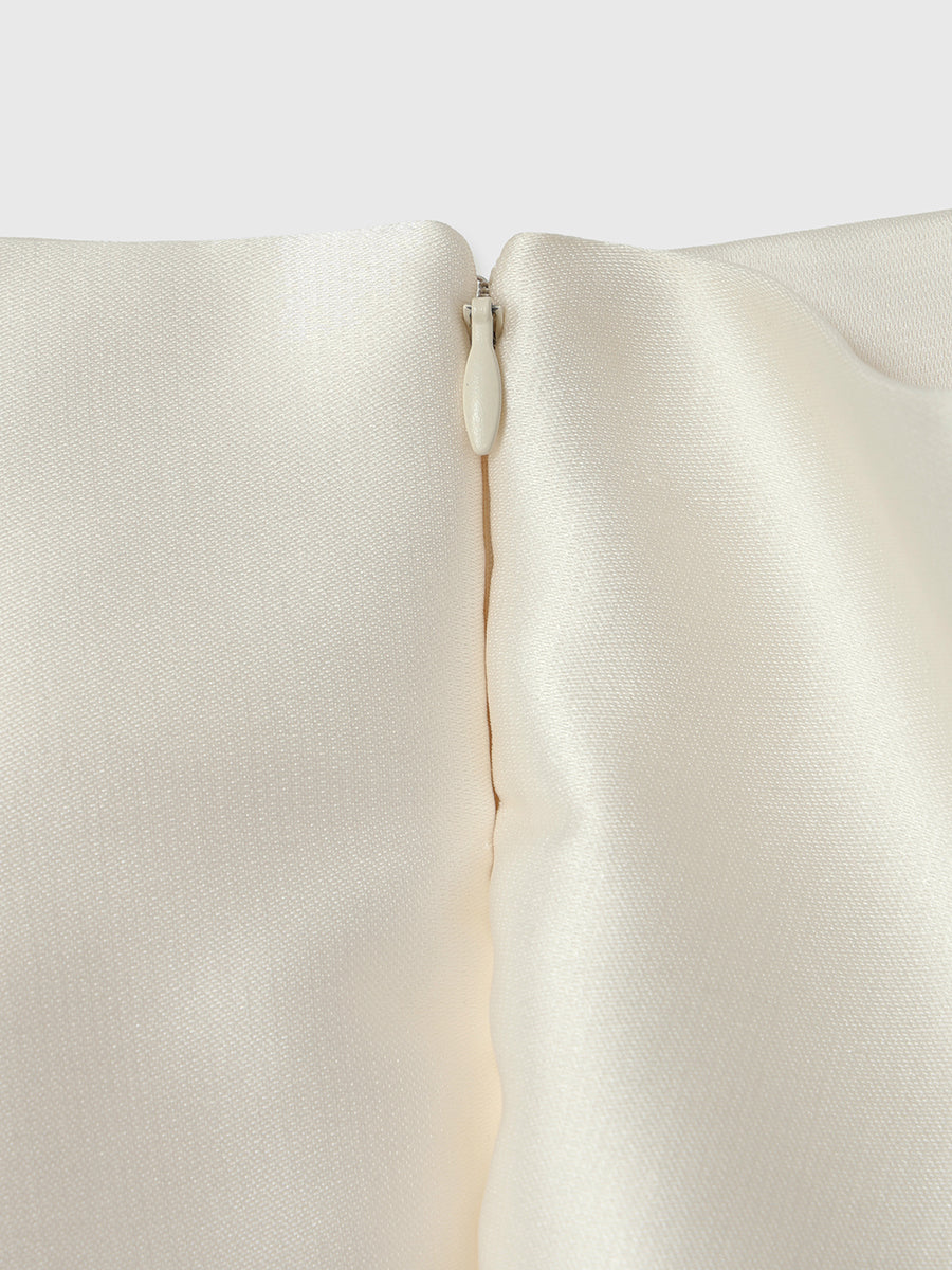 ドレープバルーンミニスカート