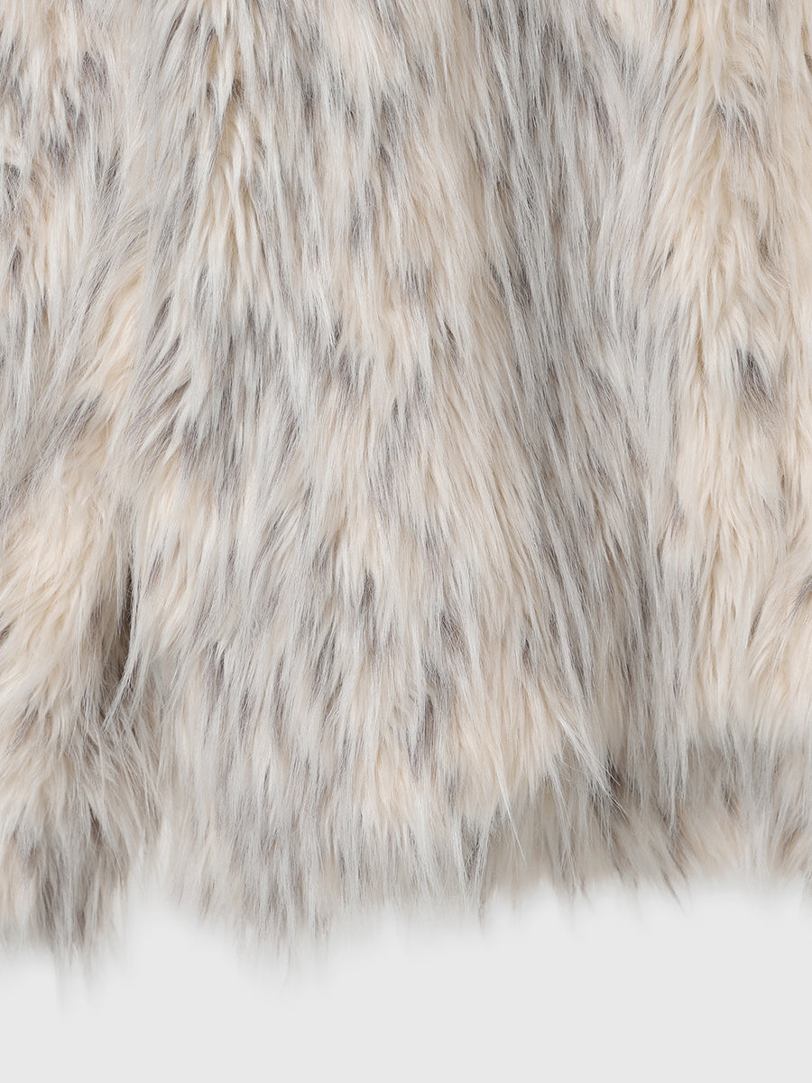 ニュアンスミックスフェイクファージャケット ニュアンスミックスフェイクファージャケット