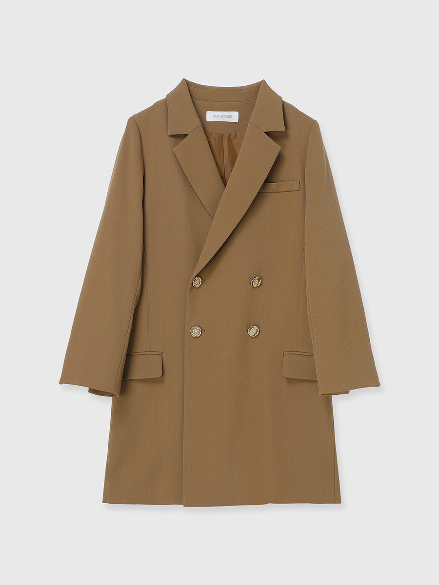 Attached cuffs ジャケットワンピ