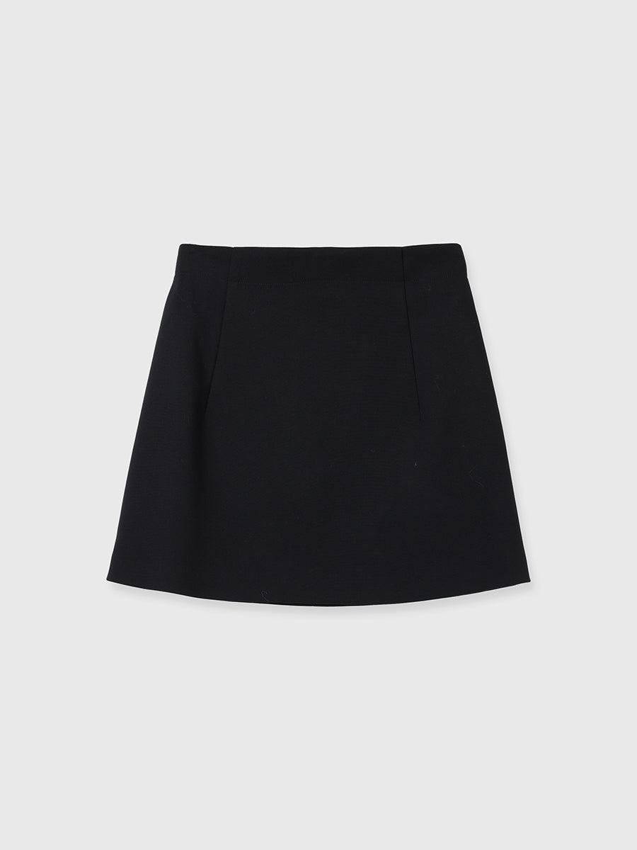 チュールティアードスカート