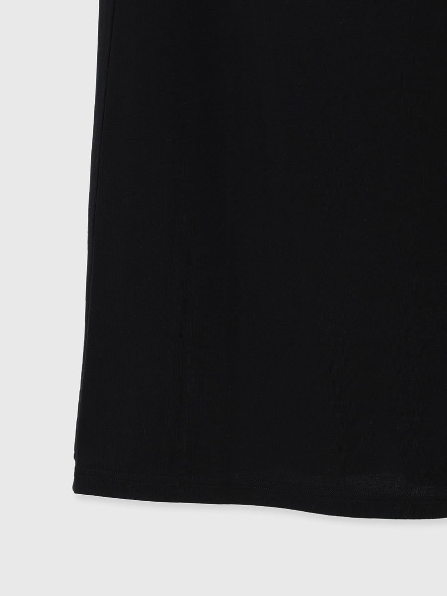 カットドレープギャザーワンピース