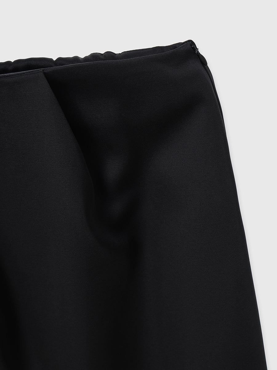 サテン ビスチェ ブラック ZARA ザラ コントラスト サテン ビスチェ ブラック XS｜Yahoo!フリマ