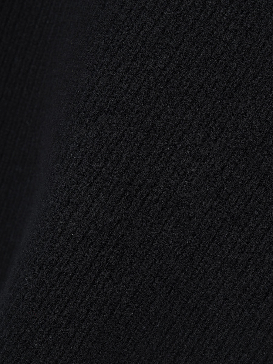 Heart neck ウールカシミヤカーディガン