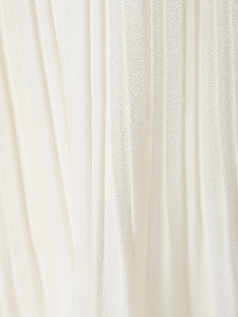 フレアスリーブプリーツブラウス