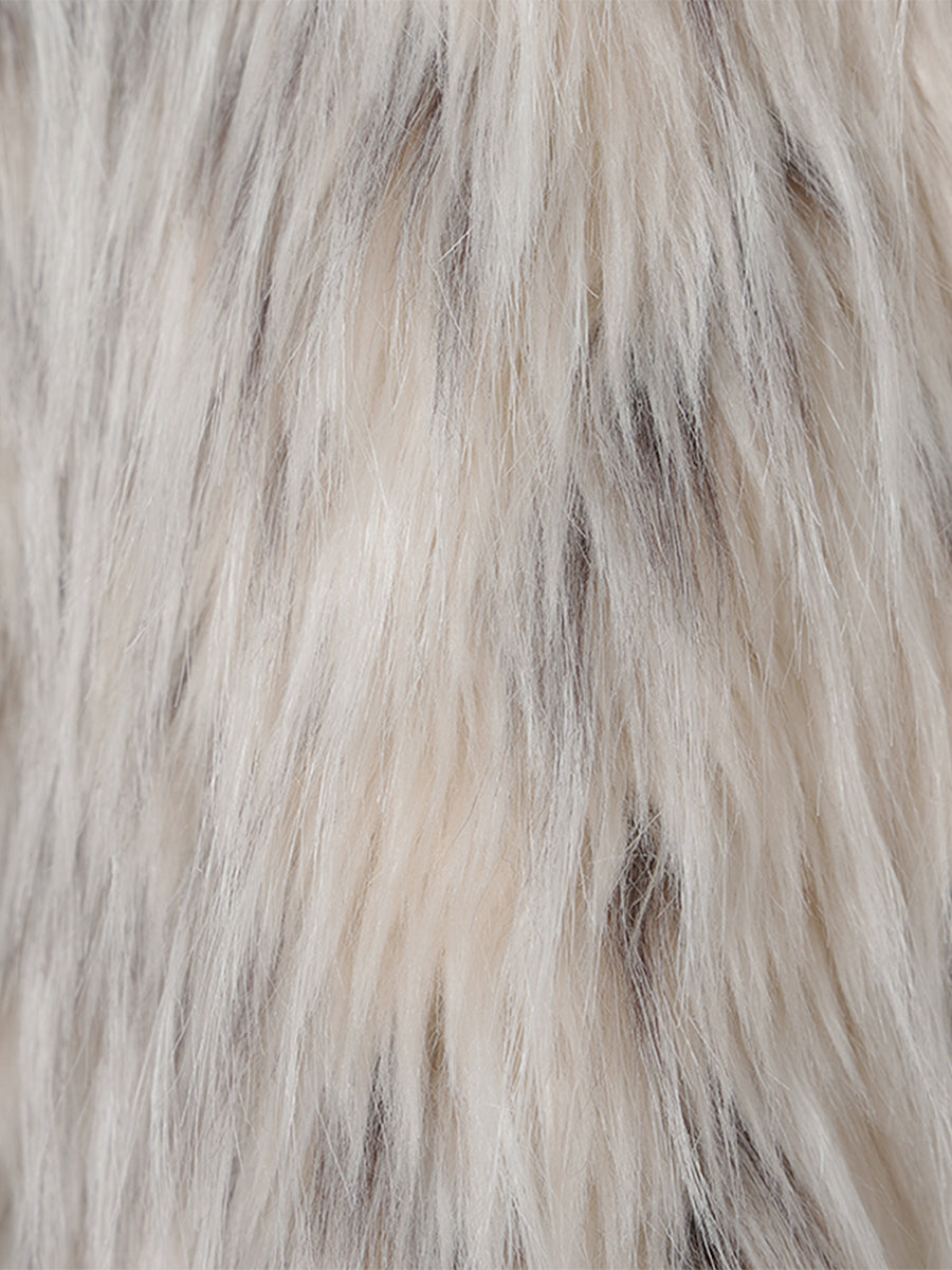 ニュアンスミックスフェイクファージャケット