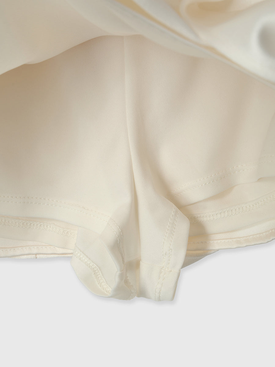 ドレープバルーンミニスカート