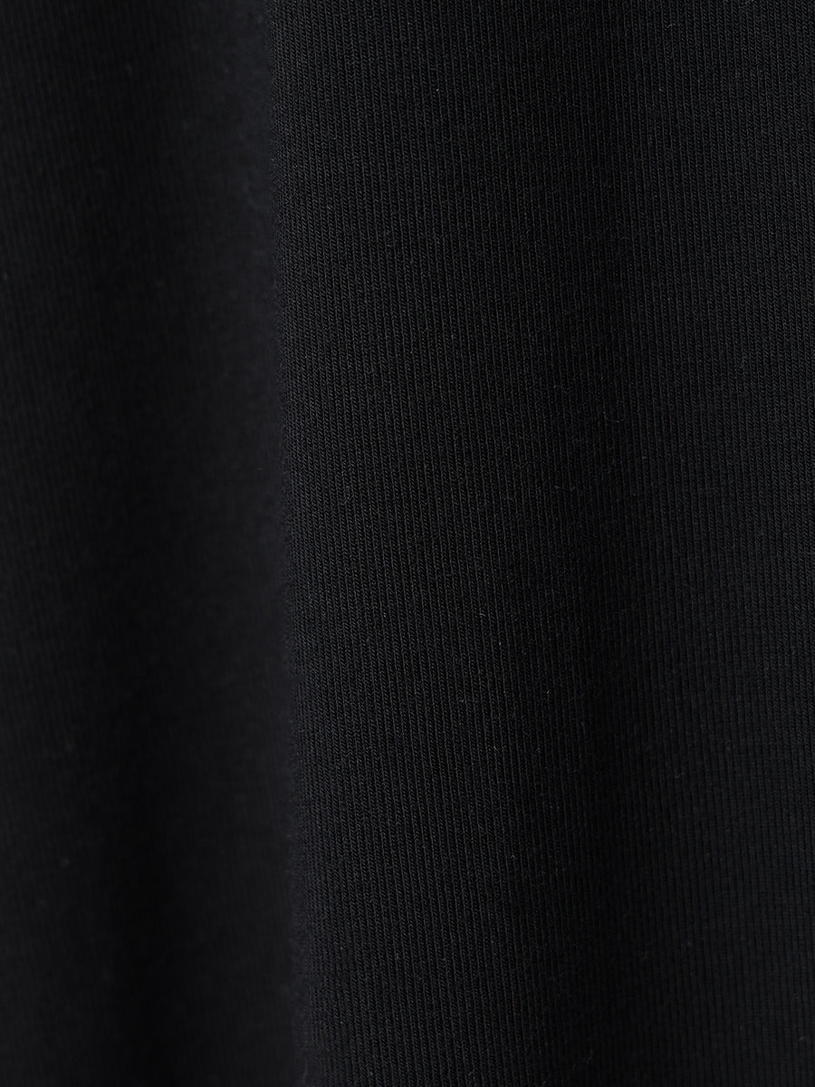 カットドレープギャザーワンピース