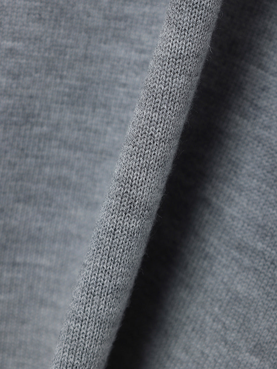 DOUBLE COLLAR DESIGN KNIT