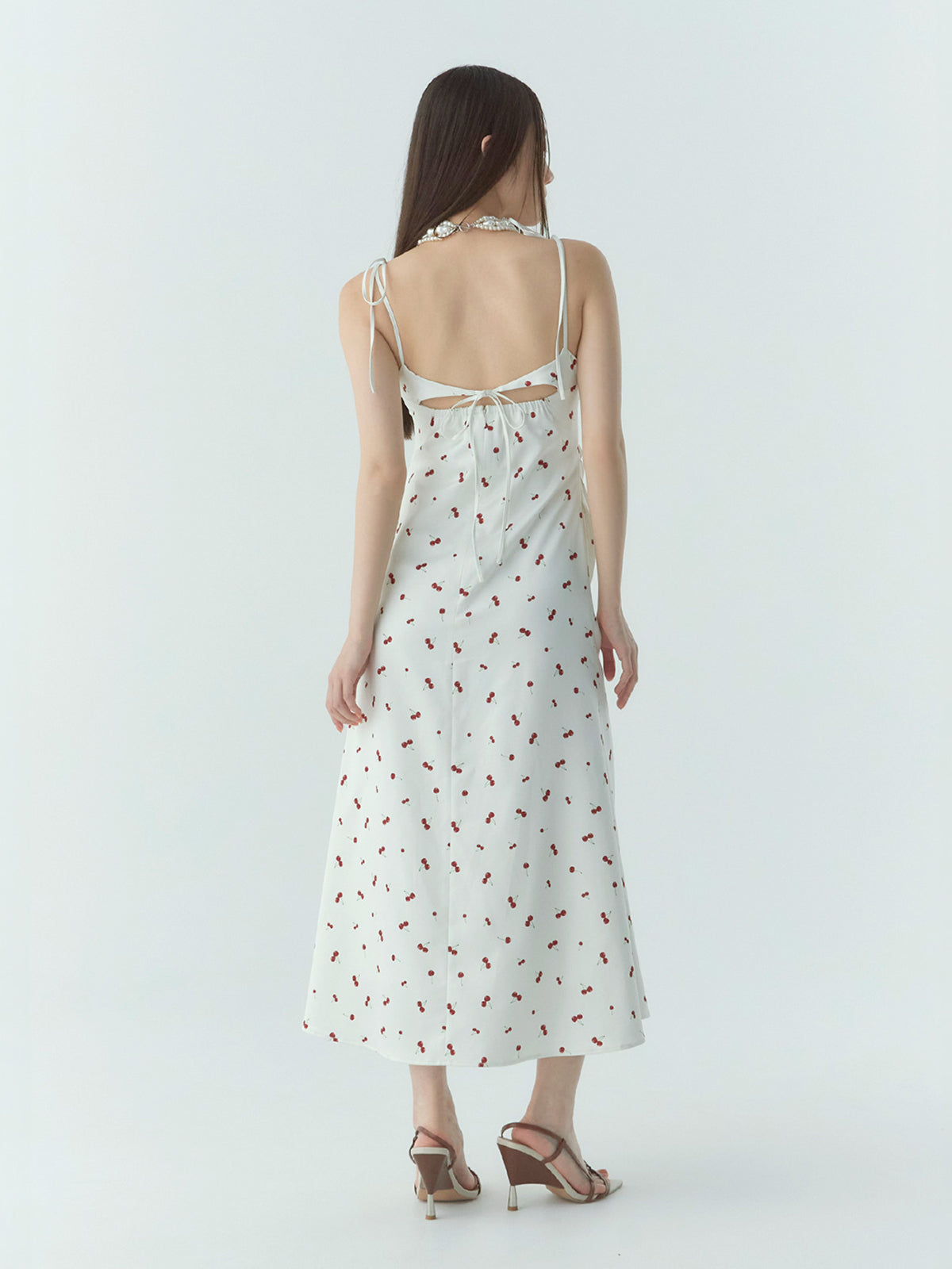 cherry patternキャミワンピース