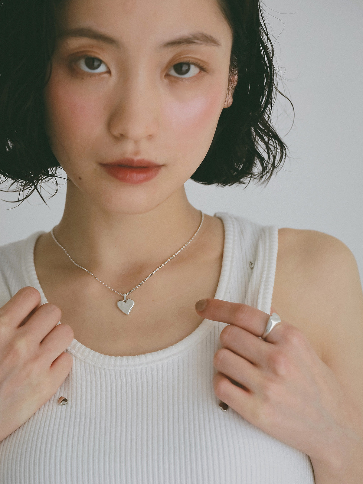 【TEN.】ハートシグネットリング SV   5号