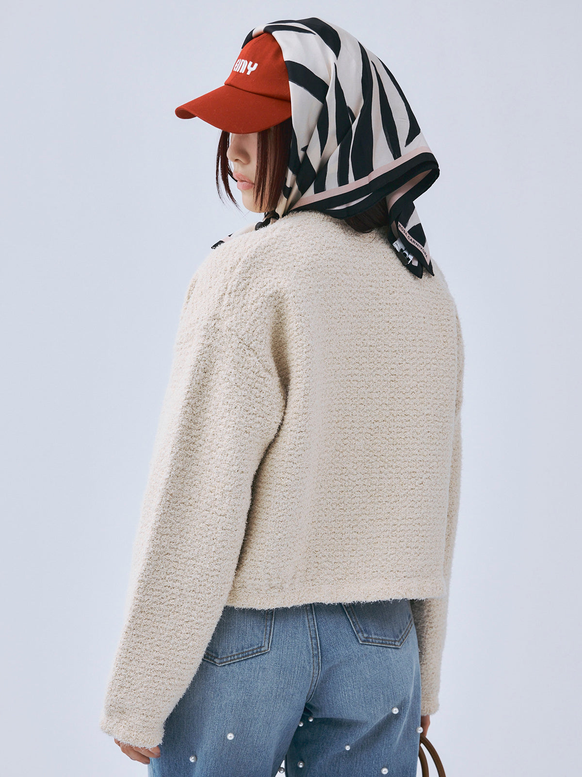 スプリングニットツイードジャケット