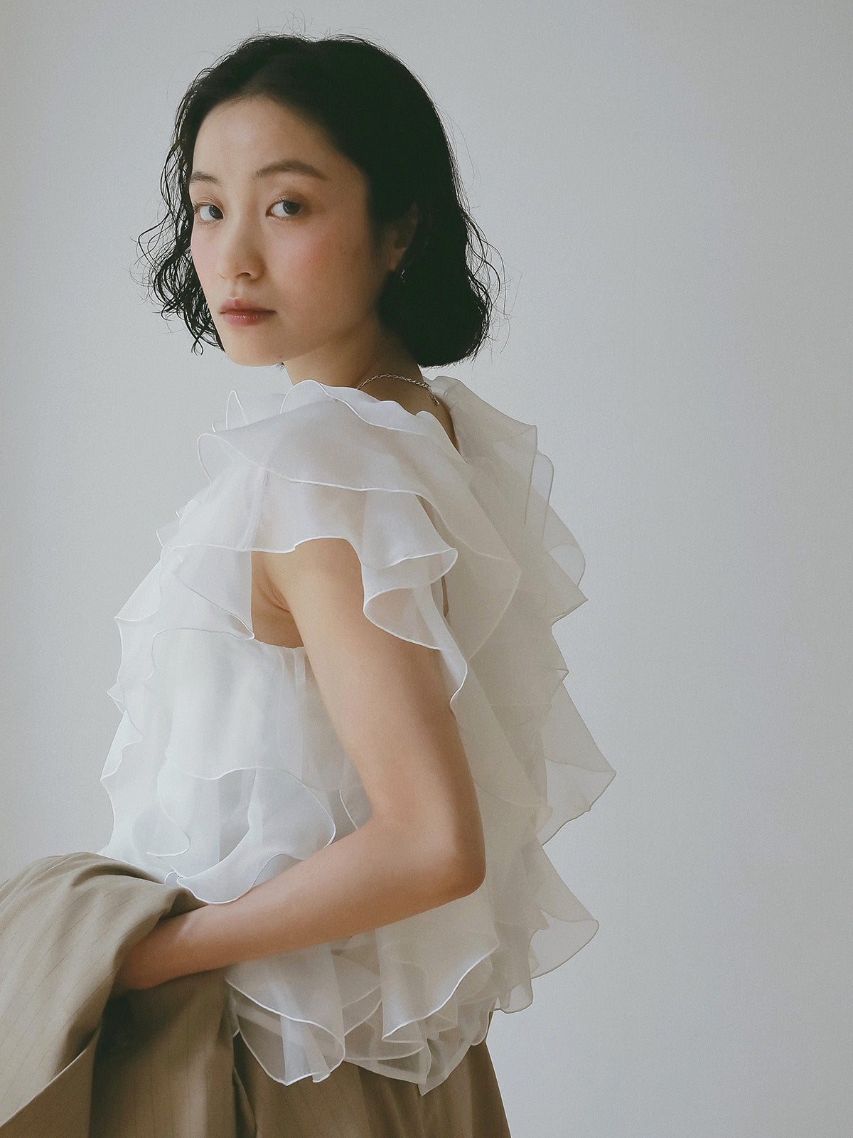 EIMY ISTOIRE ボリュームブラウス sax エイミーイストワール EIMY ISTOIRE ボリュームブラウス （SAX