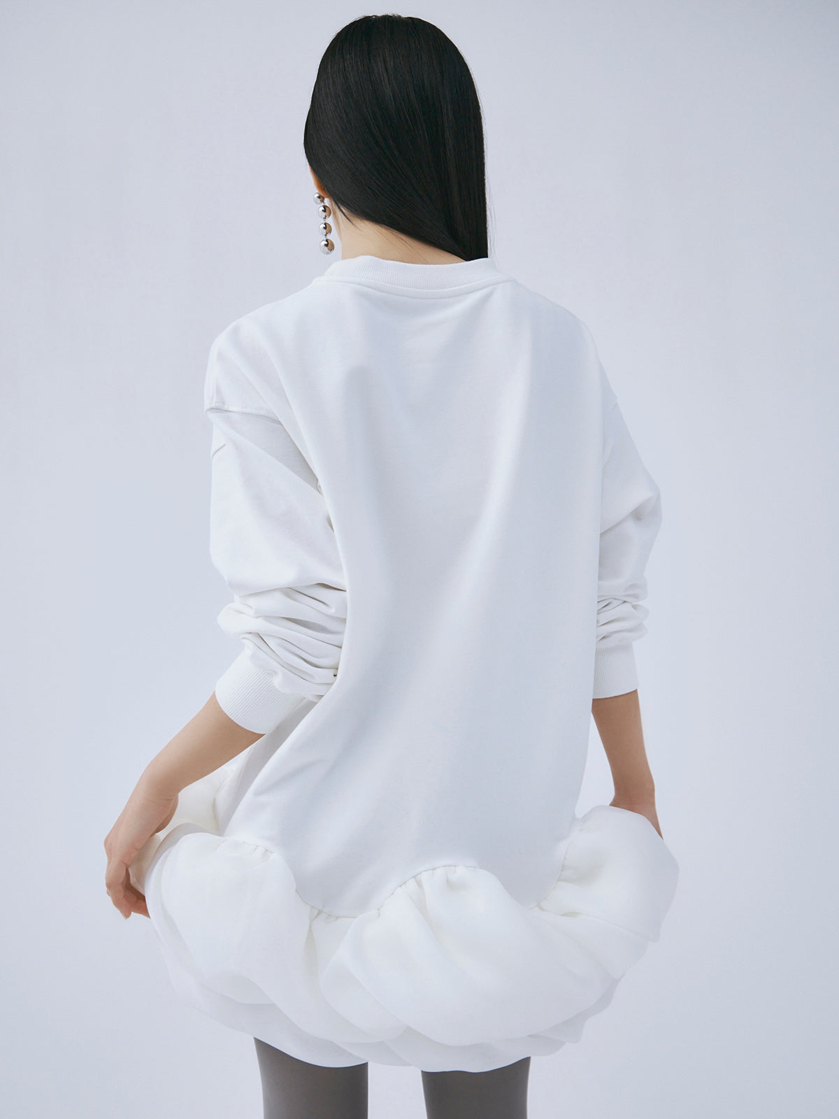 チュールヘムカットワンピース