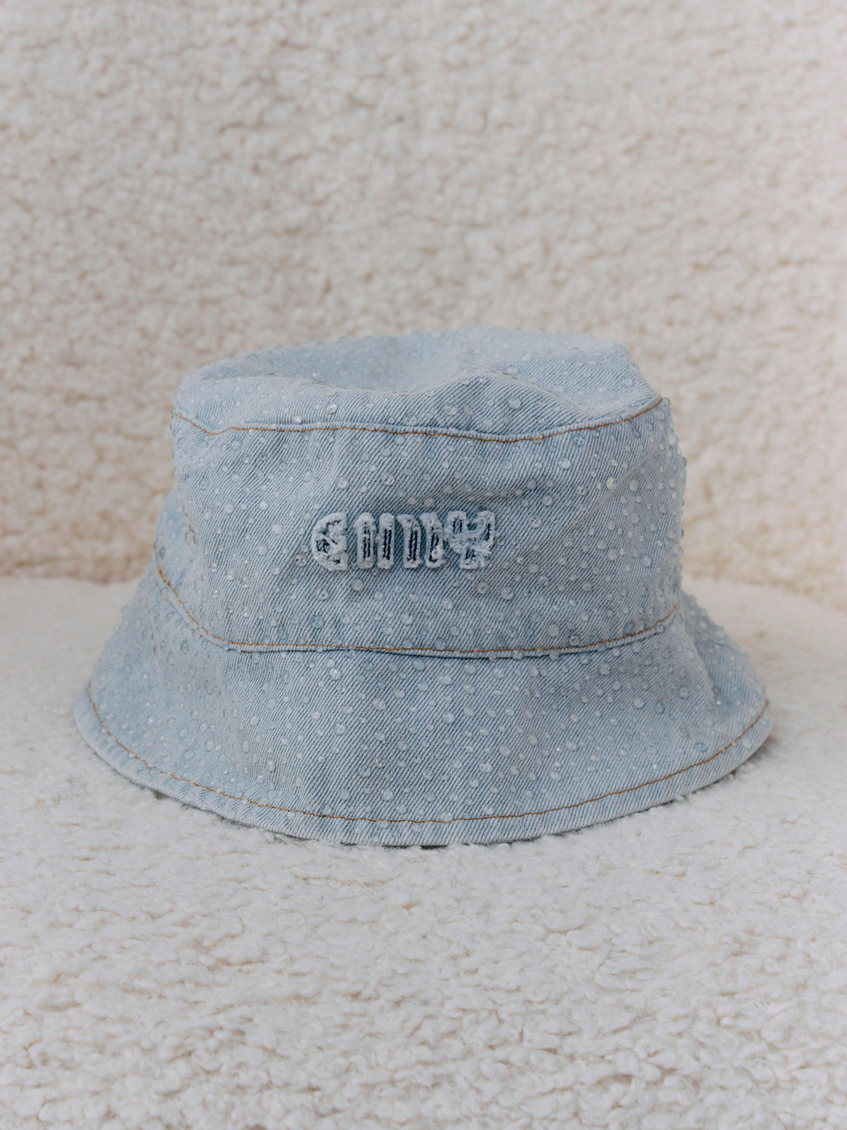 drop patternデニムバケットハット