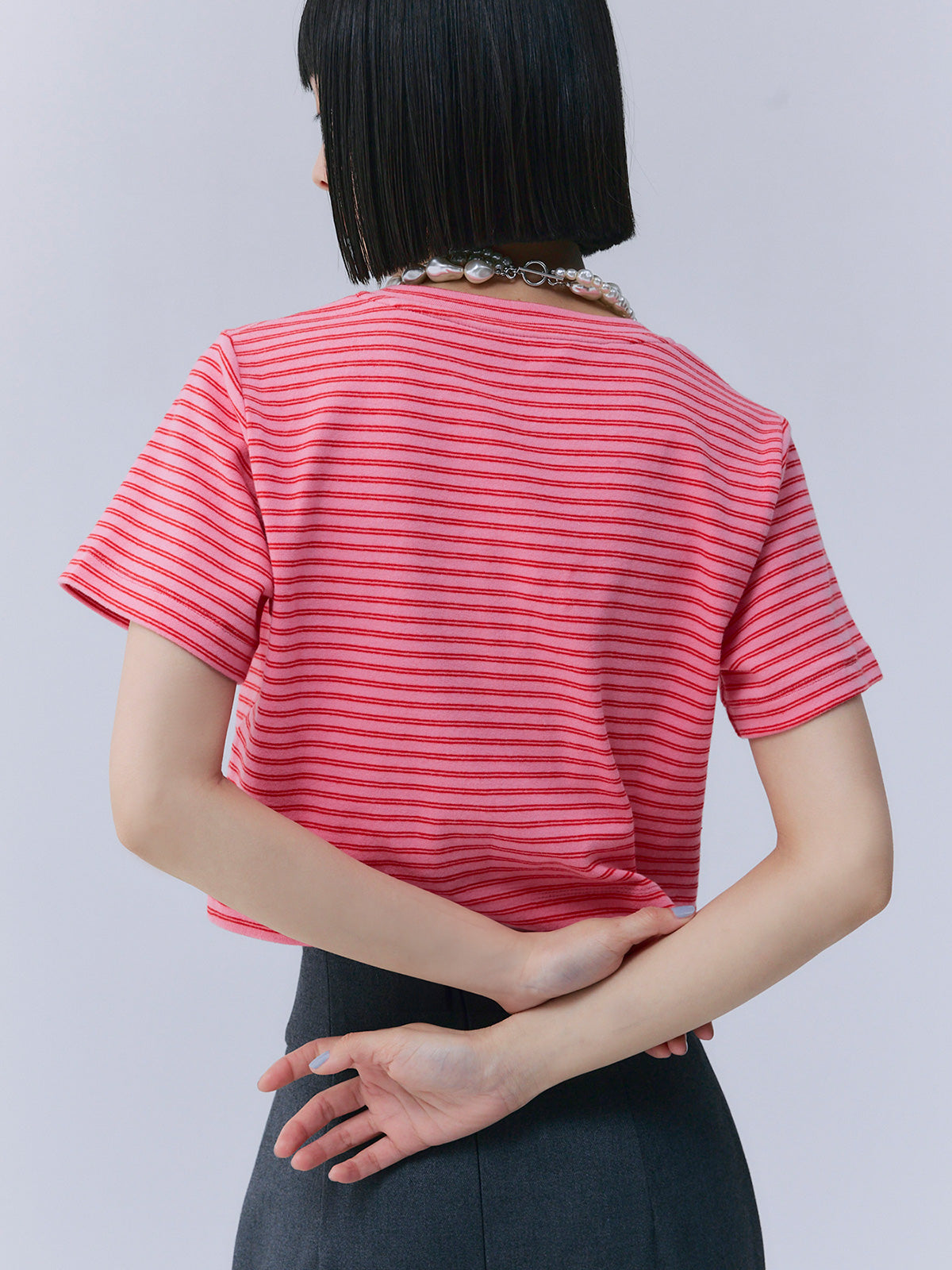 eimyボーダー Tシャツ