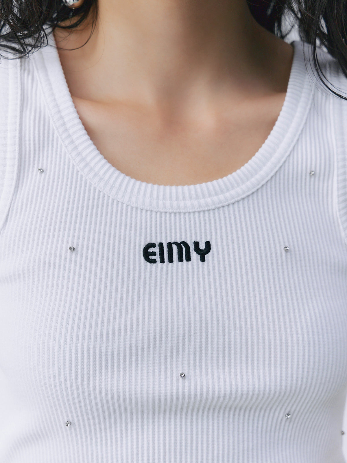 eimyビジュータンクトップ エイミーイストワール EIMY ISTOIRE ビジュータンクトップス （BLACK