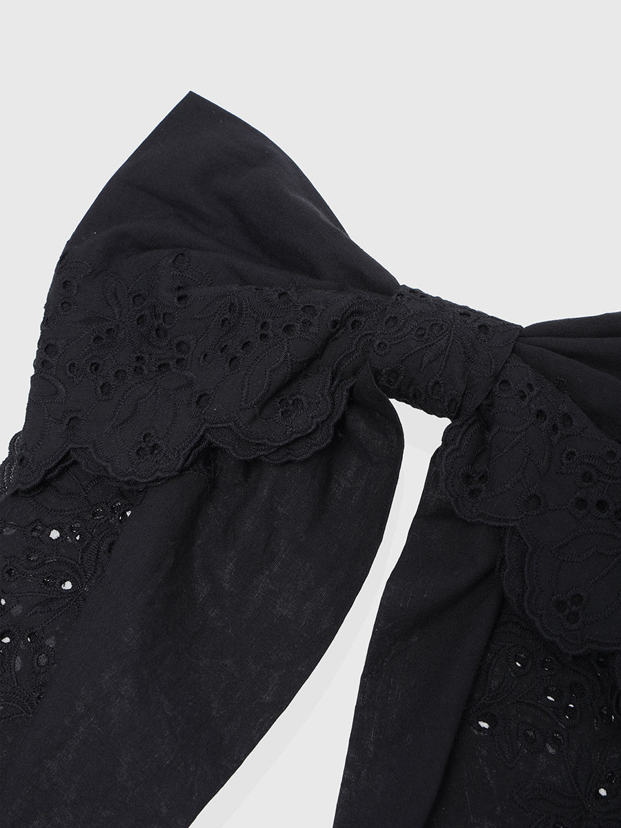 エンブロイダリーリボンバレッタ