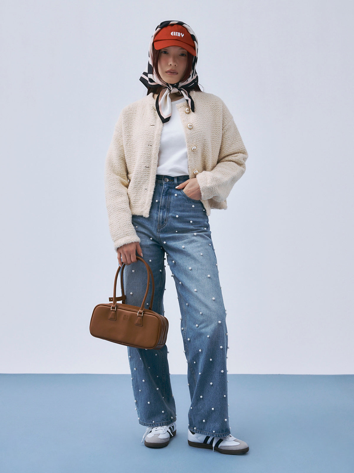 スプリングニットツイードジャケット