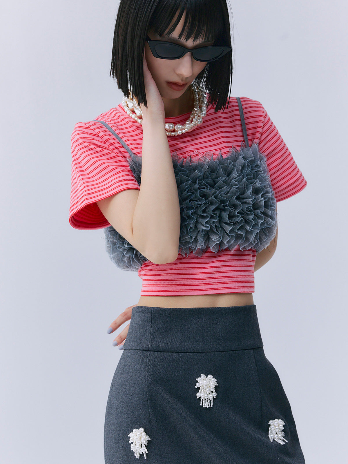 eimyボーダー Tシャツ