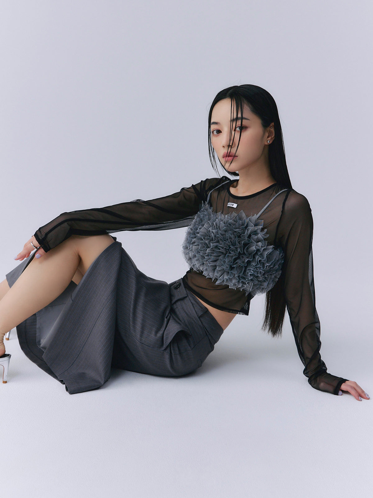 ウェストデザインスカート