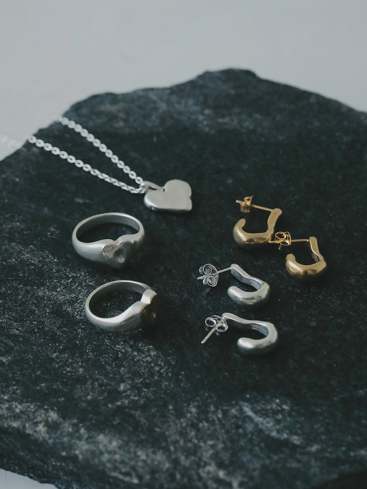 【TEN.】ハートシグネットリング SV   11号