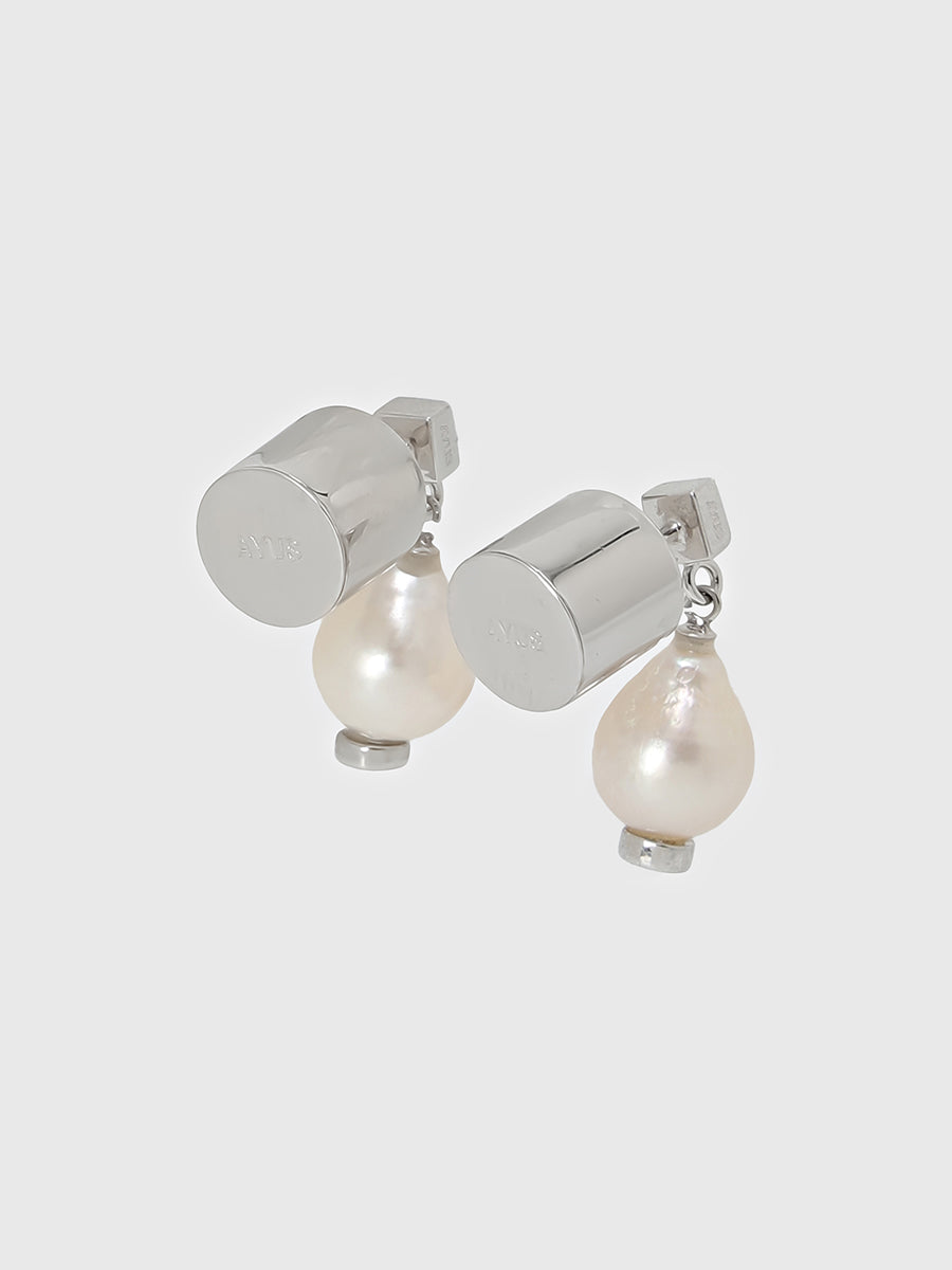 【AYUS】Akoya baropue pearl swing earrings 7.5-8mm