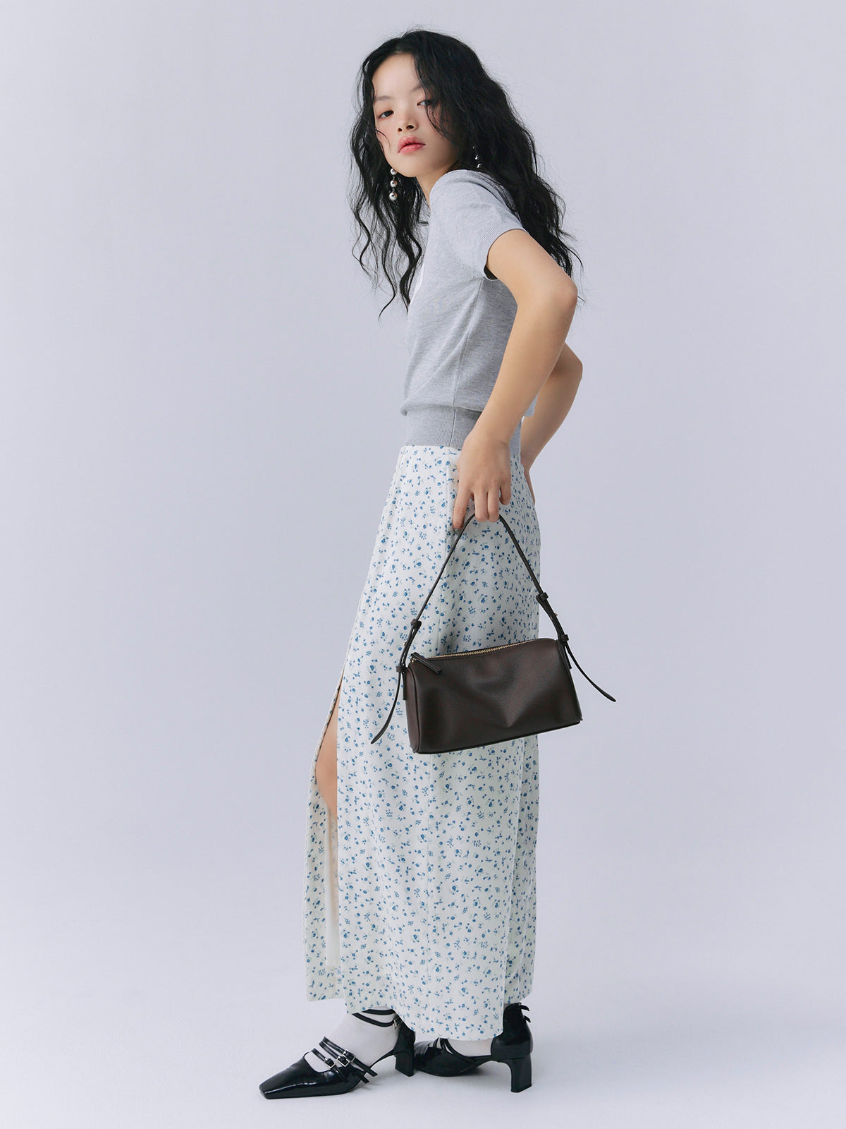 EIMYロゴハーフスリーブニット