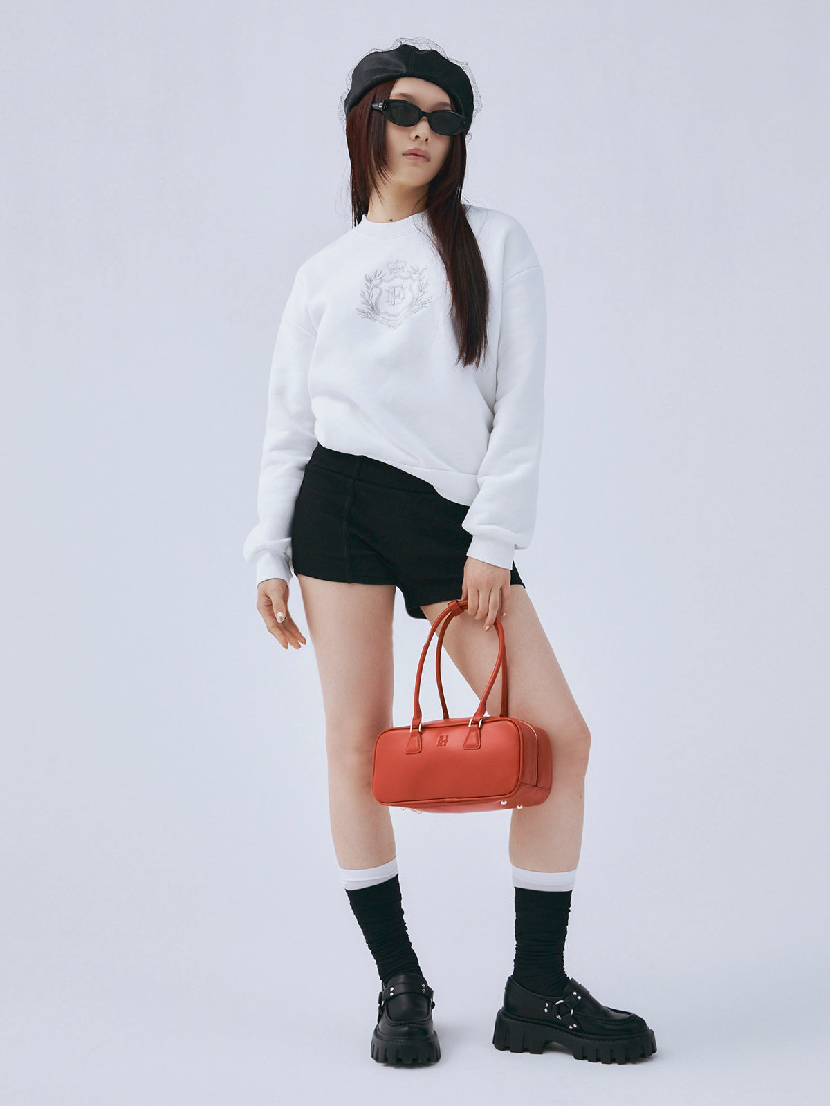 HEAVY SWEATロゴプルオーバー