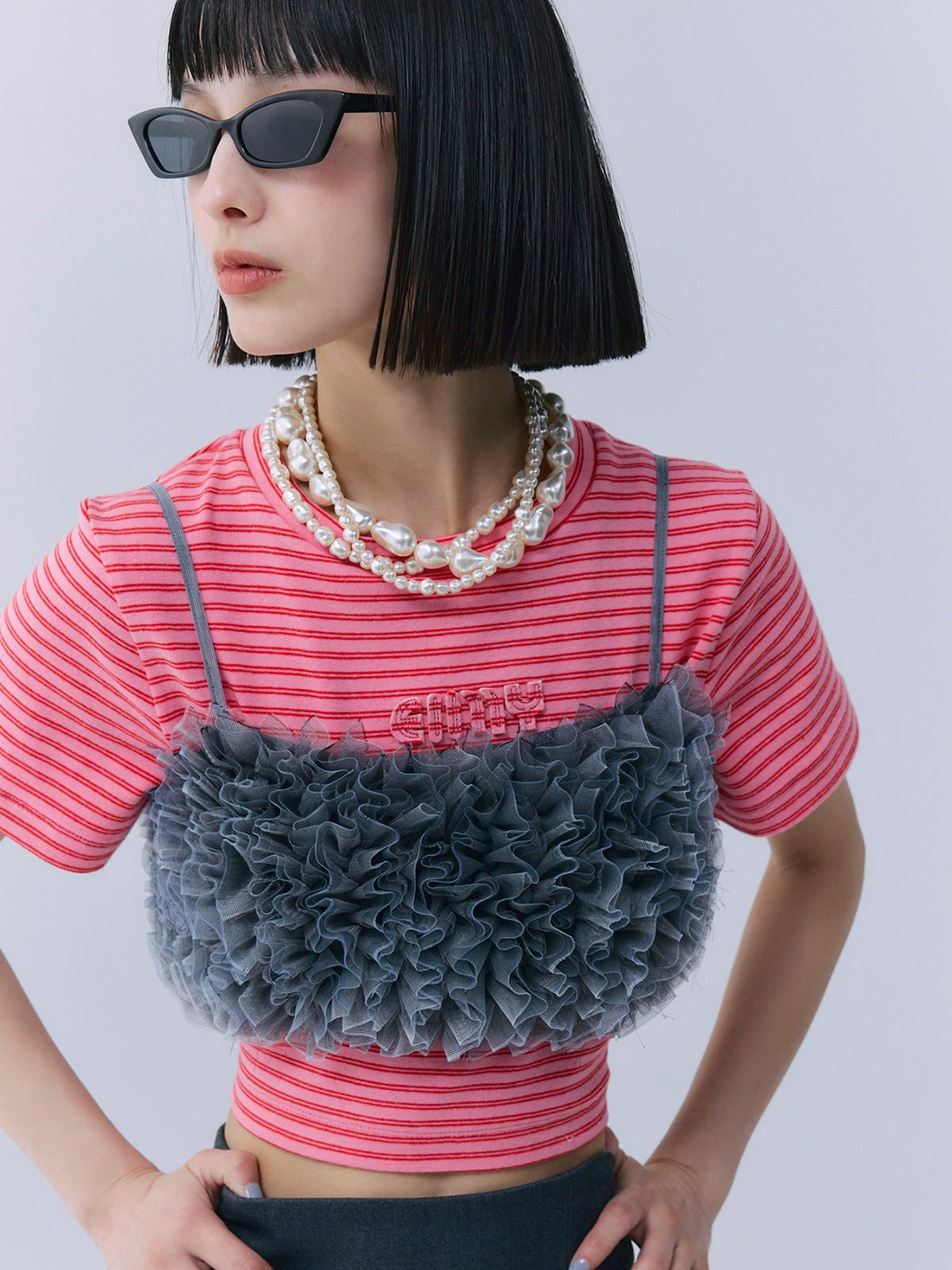 eimyボーダー Tシャツ