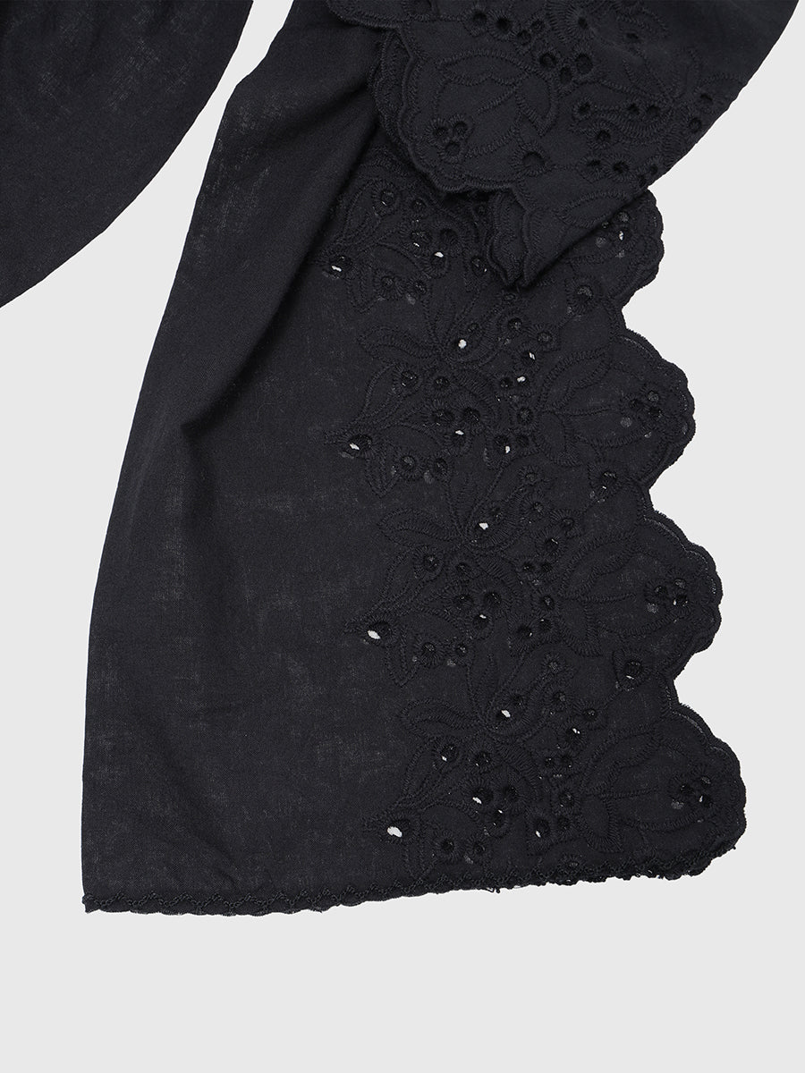 エンブロイダリーリボンバレッタ