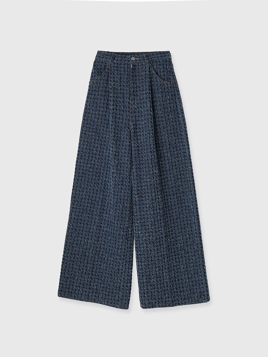 ツイードライクデニムパンツ