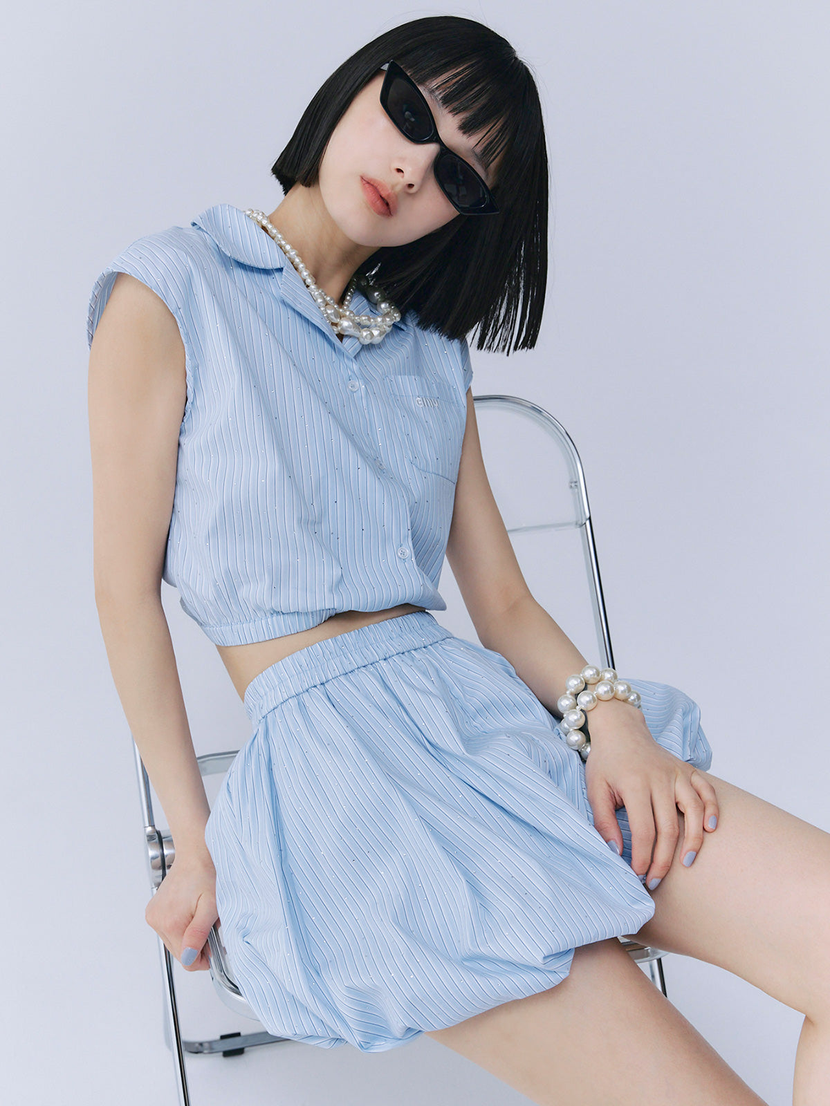 ビジュートリムシャツSET UP