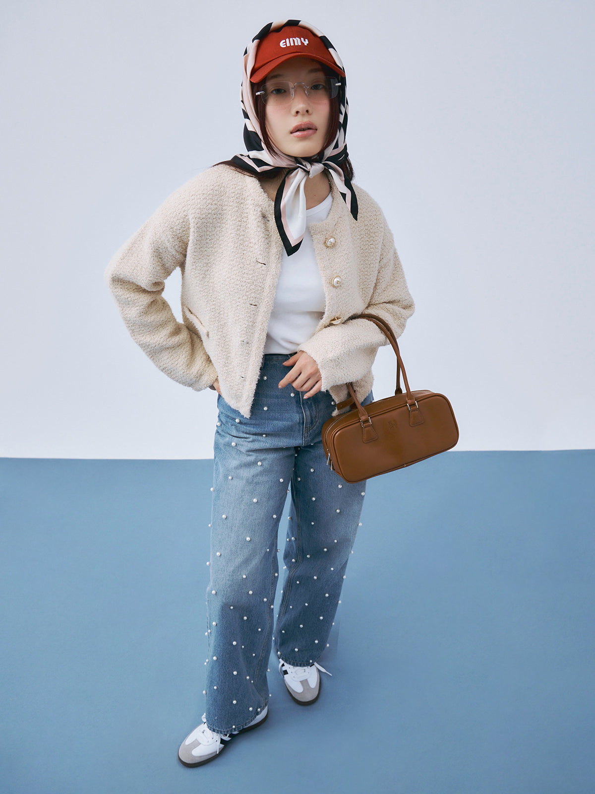 スプリングニットツイードジャケット