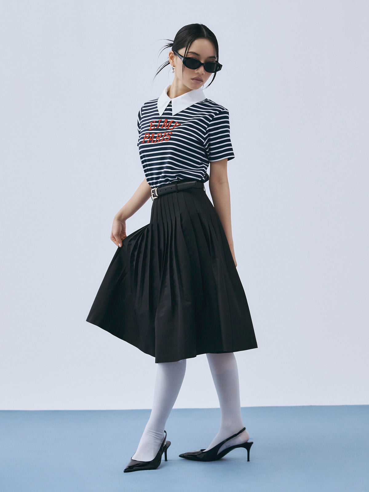 EIMY PARISボーダーTシャツ